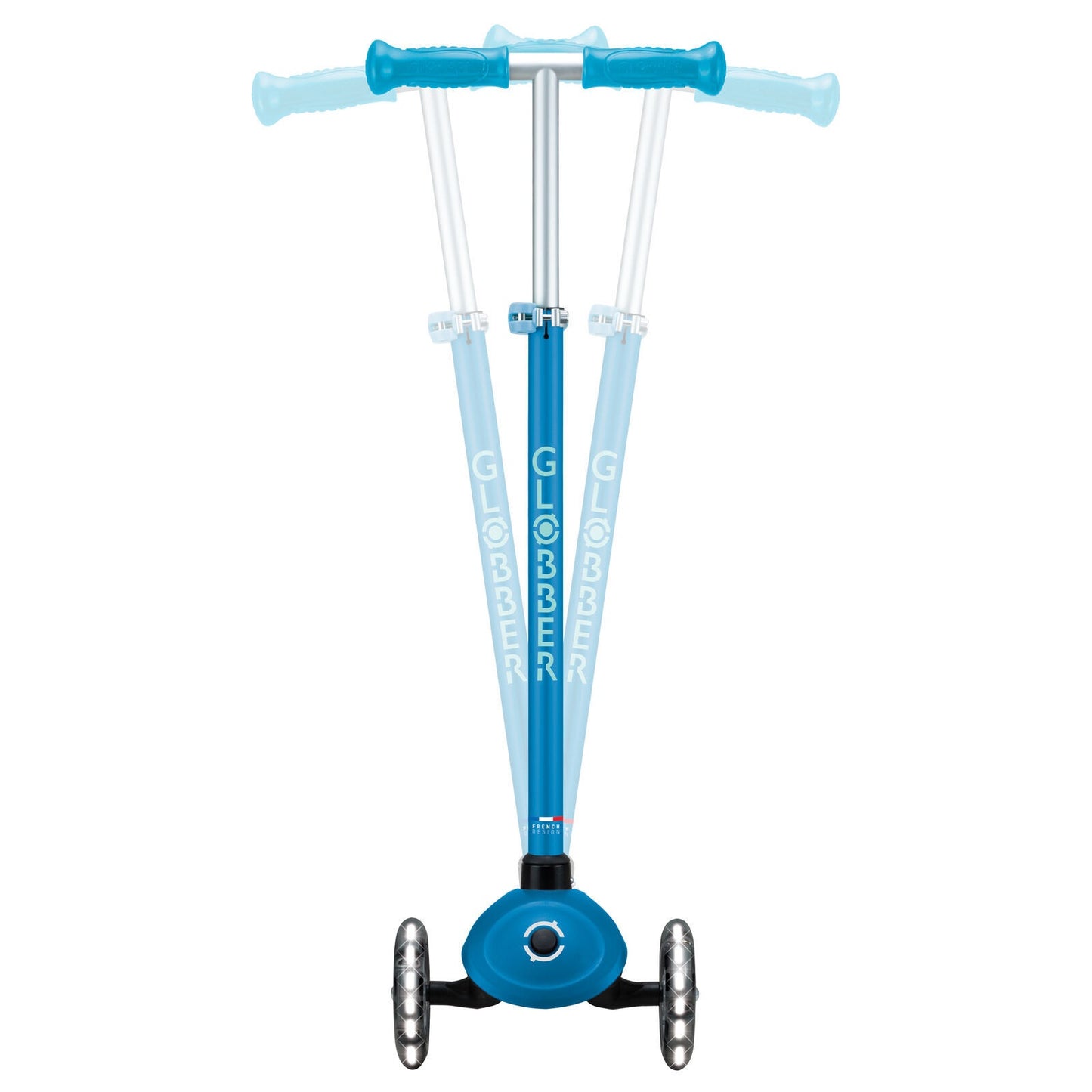 Globber Primo Plus GLOW Lights 3 wheel scooter - for kids 3y+