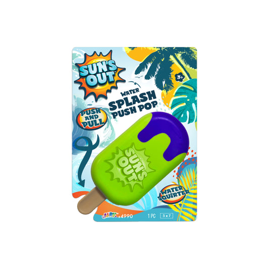 Suns Out Water Splash Push Pop