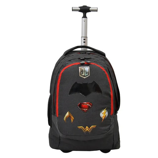 Justice League Logo's Trolley Bag 20" - Black