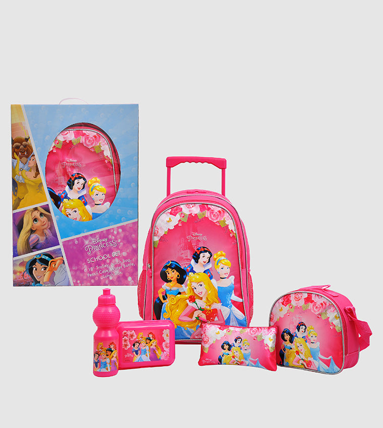 Princess The Magic Flower Promo 5 In 1 Set With Trolley 18"