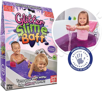 Zimpli Kids Glitter Slime Baff Purple 150 g