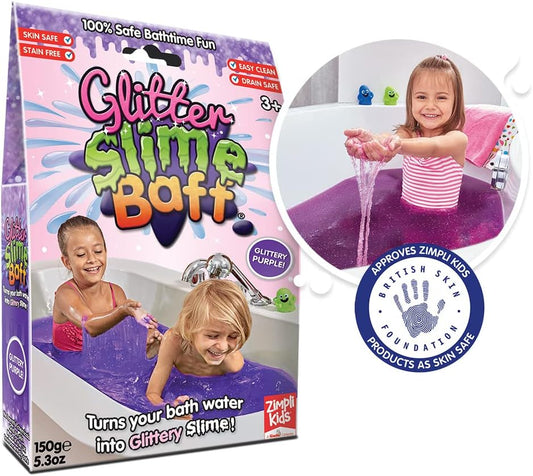 Glitter Slime Baff Purple 150g