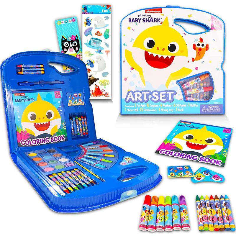 Baby Shark Character Art Tote