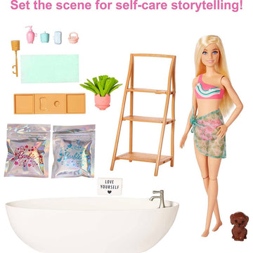 Mattel Doll & Bathtub Playset