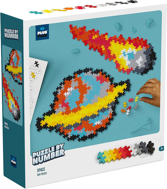 Plus-Plus Puzzle By Number Space 500Pcs