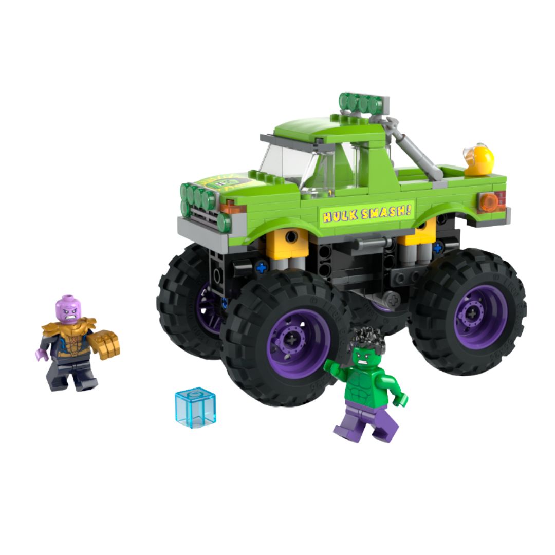Lego Marvel The Hulk Truck vs. Thanos