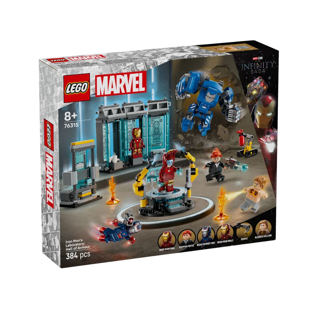 Lego Iron Man’s Laboratory: Hall of Armor