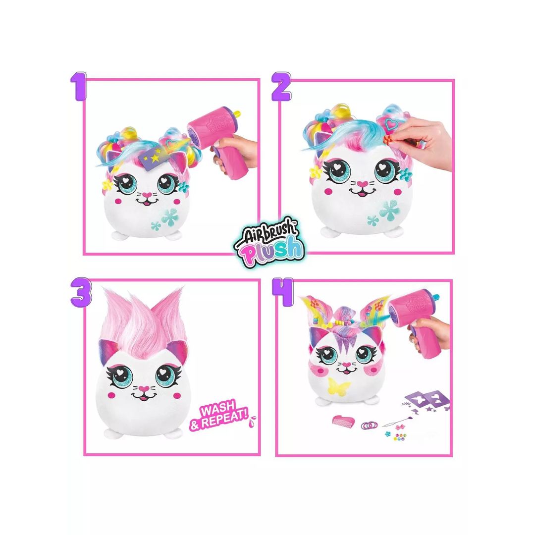 Canal Toys Airbrush Plush Hair'iffic Squish Pals