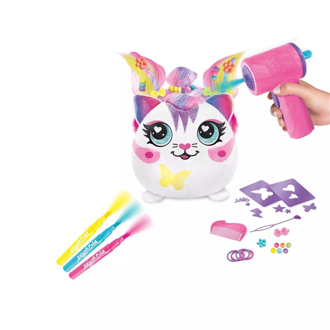 Canal Toys Airbrush Plush Hair'iffic Squish Pals