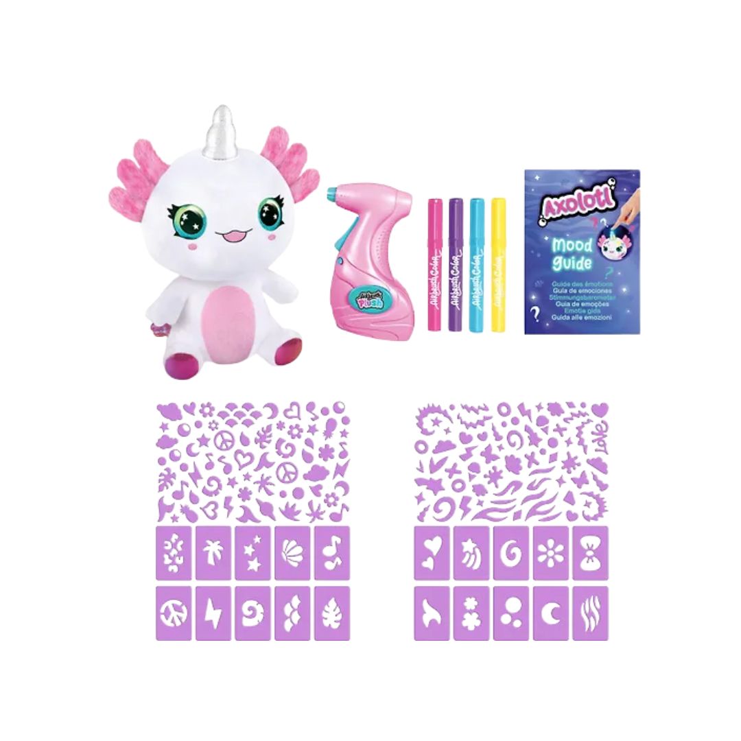 Canal Toys Airbrush Plush Axolotl