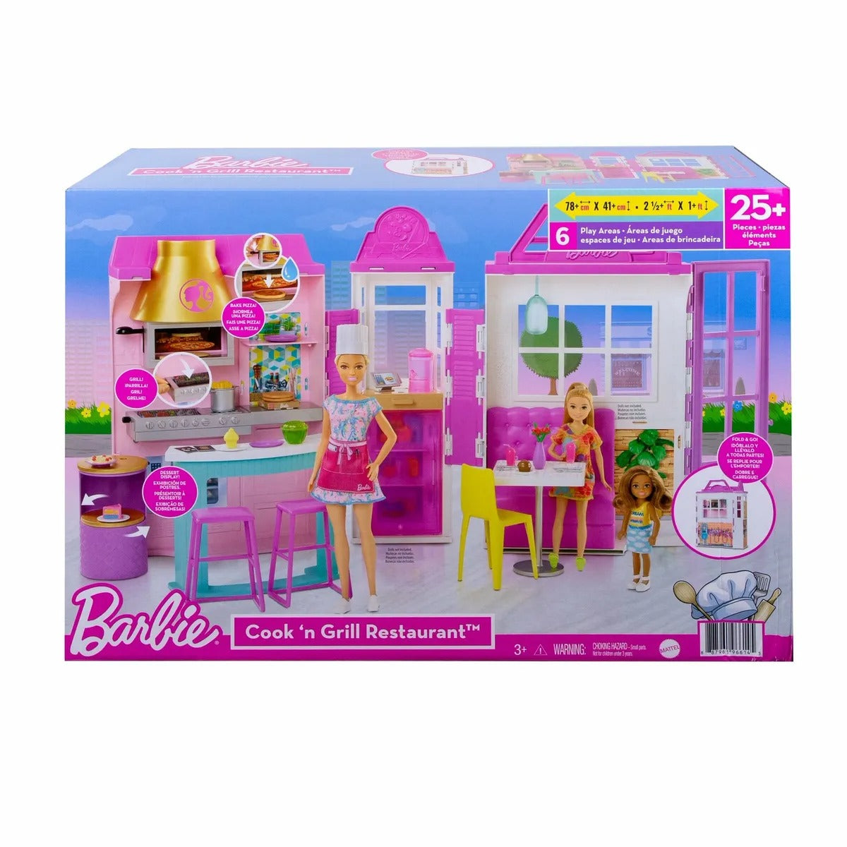 Barbie Cook N Grill Restaurant Playset