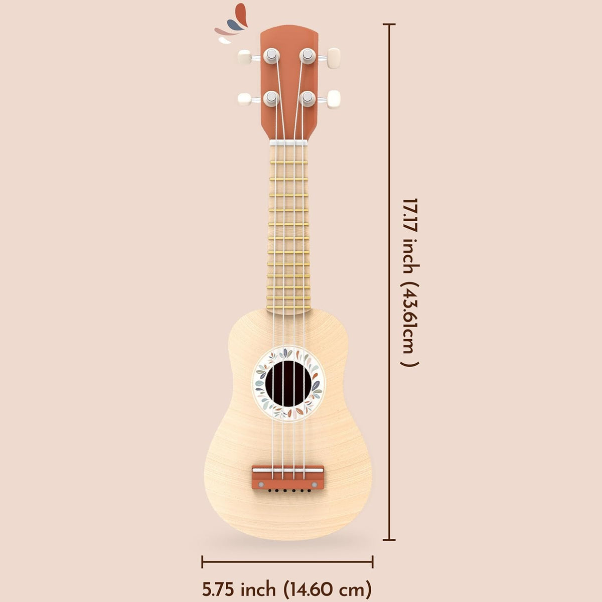 Speedy Monkey Wooden Ukulele