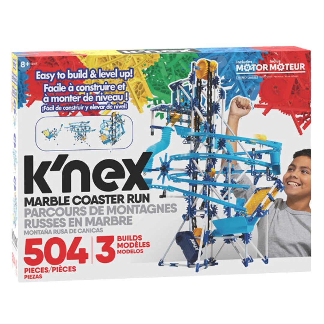 K'NEX Marble Coaster Run With Motor