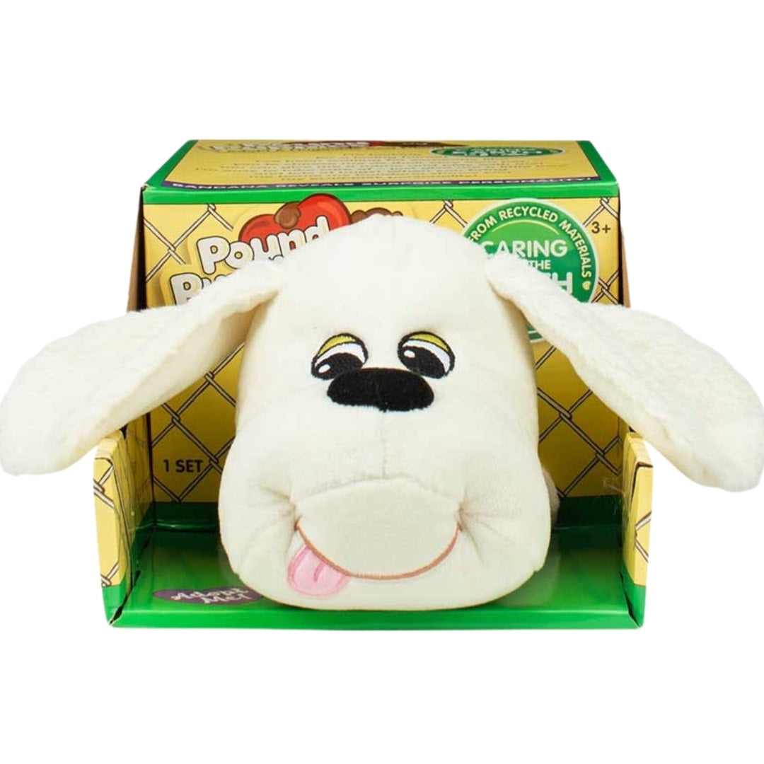 Pound Puppies Classic White Hungry Plush