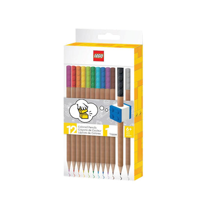 Lego Stationery - 12 Color Pencils