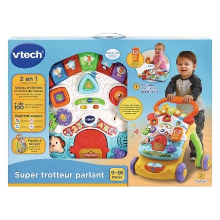 Vtech Baby Super Trotteur Parlant 2 en 1 Orange