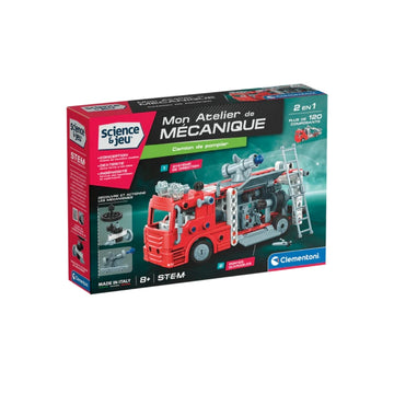 Clementoni My Mechanical Workshop Fire Truck - French