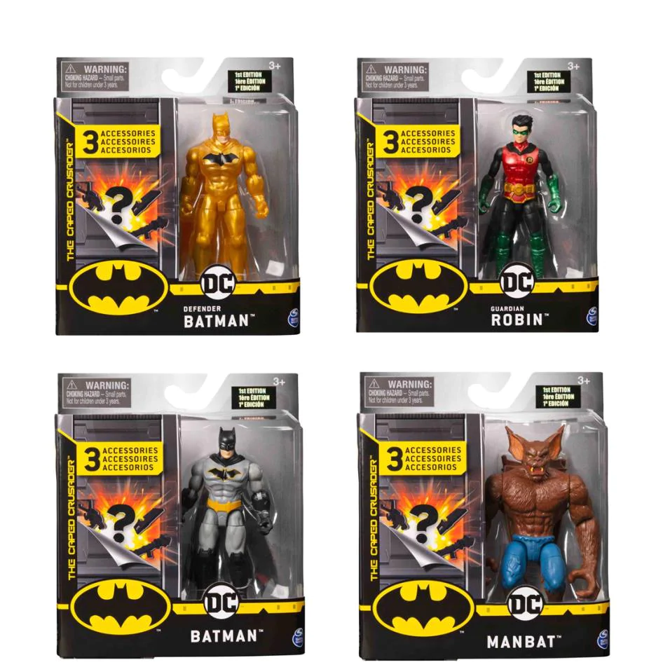 Batman 4-Inch Action Figures, Assorted