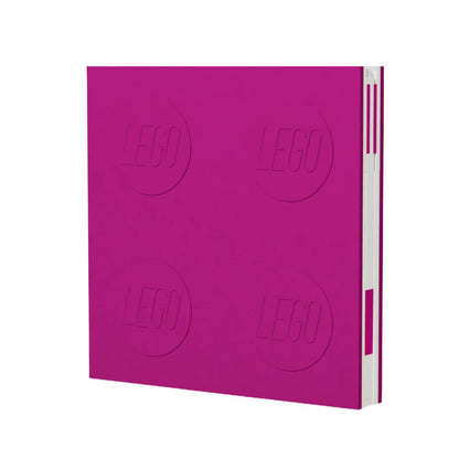Lego Locking Notebook with Gel Pen - Box Purple
