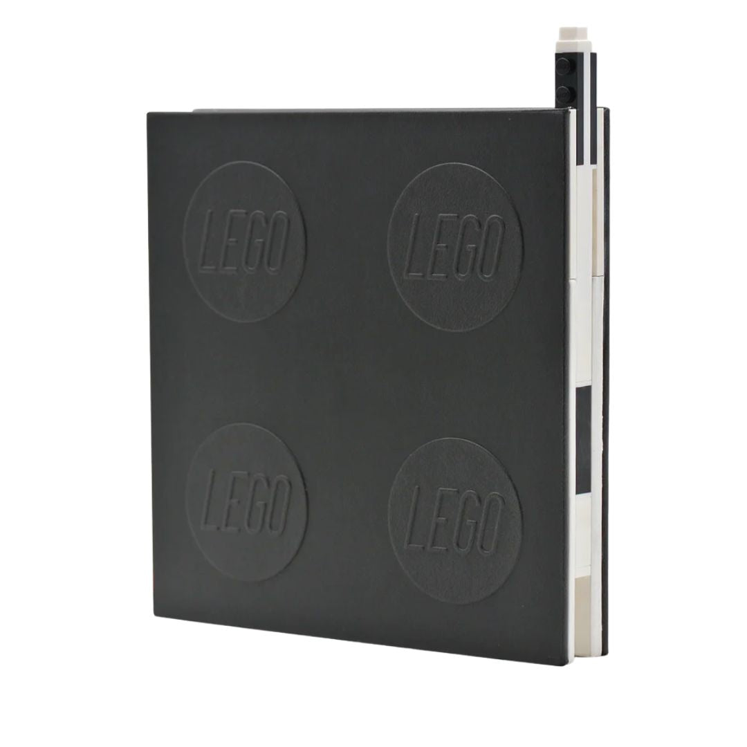 Lego Locking Notebook with Gel Pen - Box Black