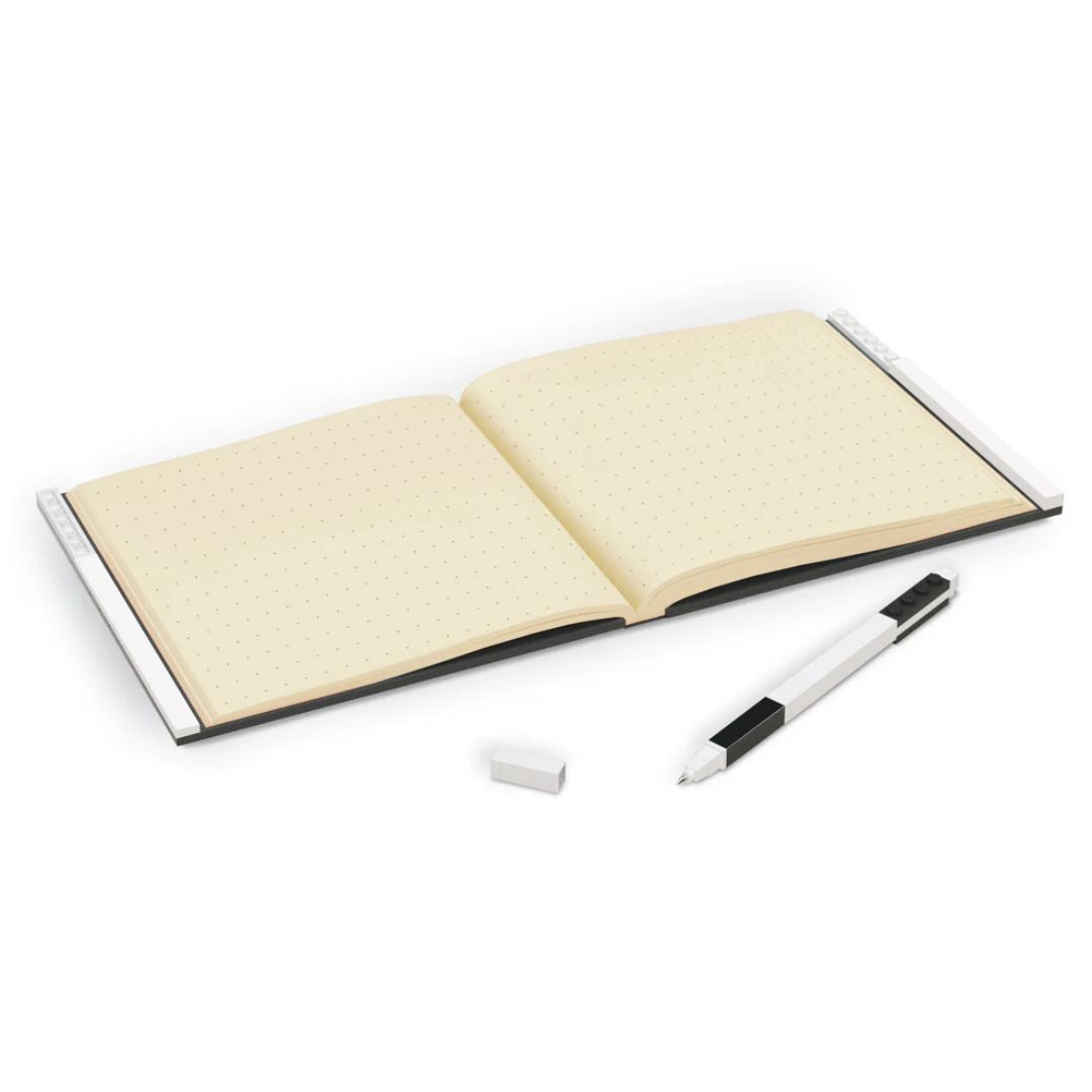 Lego Locking Notebook with Gel Pen - Box Black