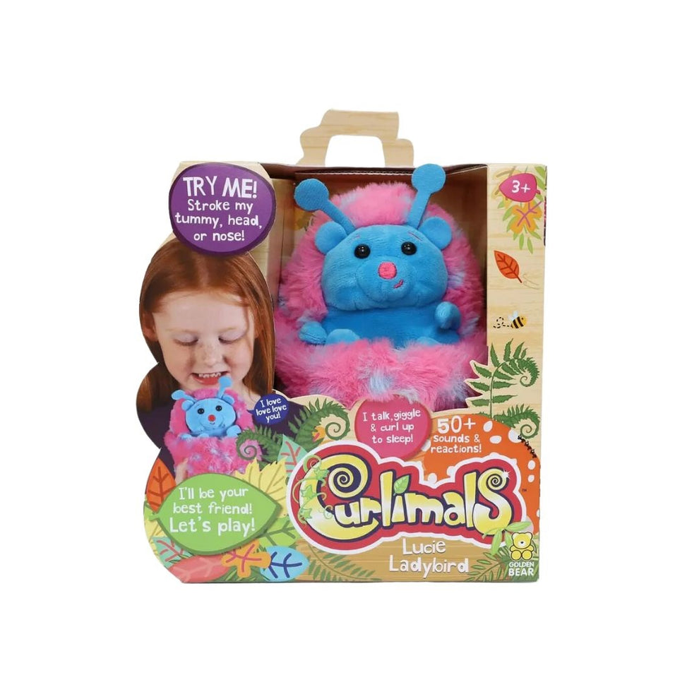 Curlimals Lucie Ladybird Interactive Plushie – JouéClub