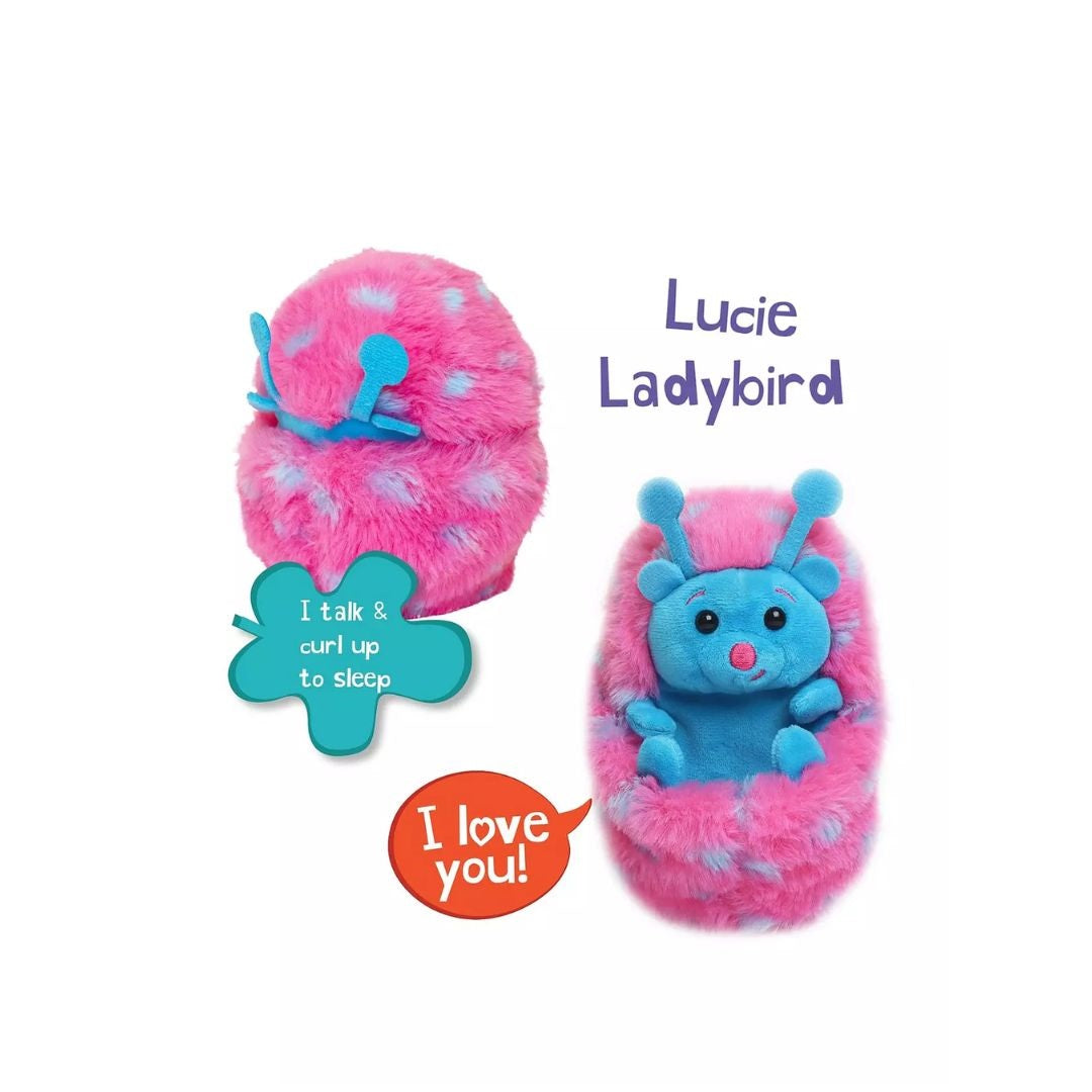 Curlimals Lucie Ladybird Interactive Plushie