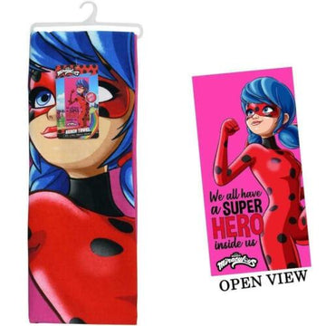 Disney Miraculous Ladybug Microfiber Beach Towel