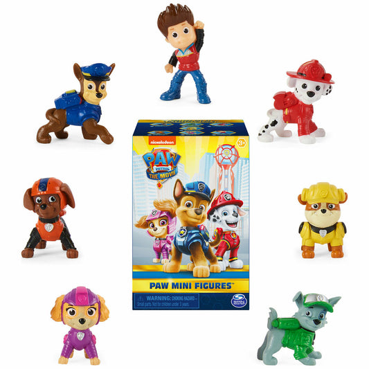 Paw Patrol Movie Mini Figs Dlx Asst.