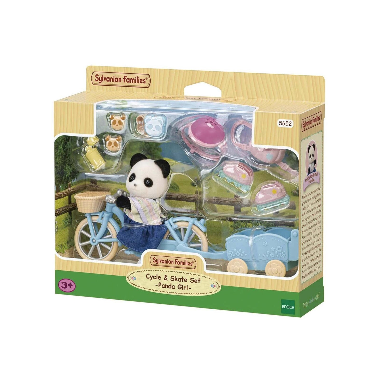 Sylvanian Families Cycle & Skate Set Panda Girl