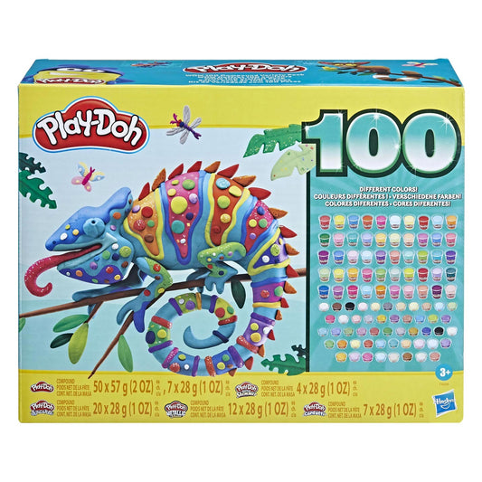 Play Doh Wow Coffret 100 Pots de Pate à Modeler