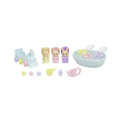 Sylvanian Families Triplets Baby Bathtime Set