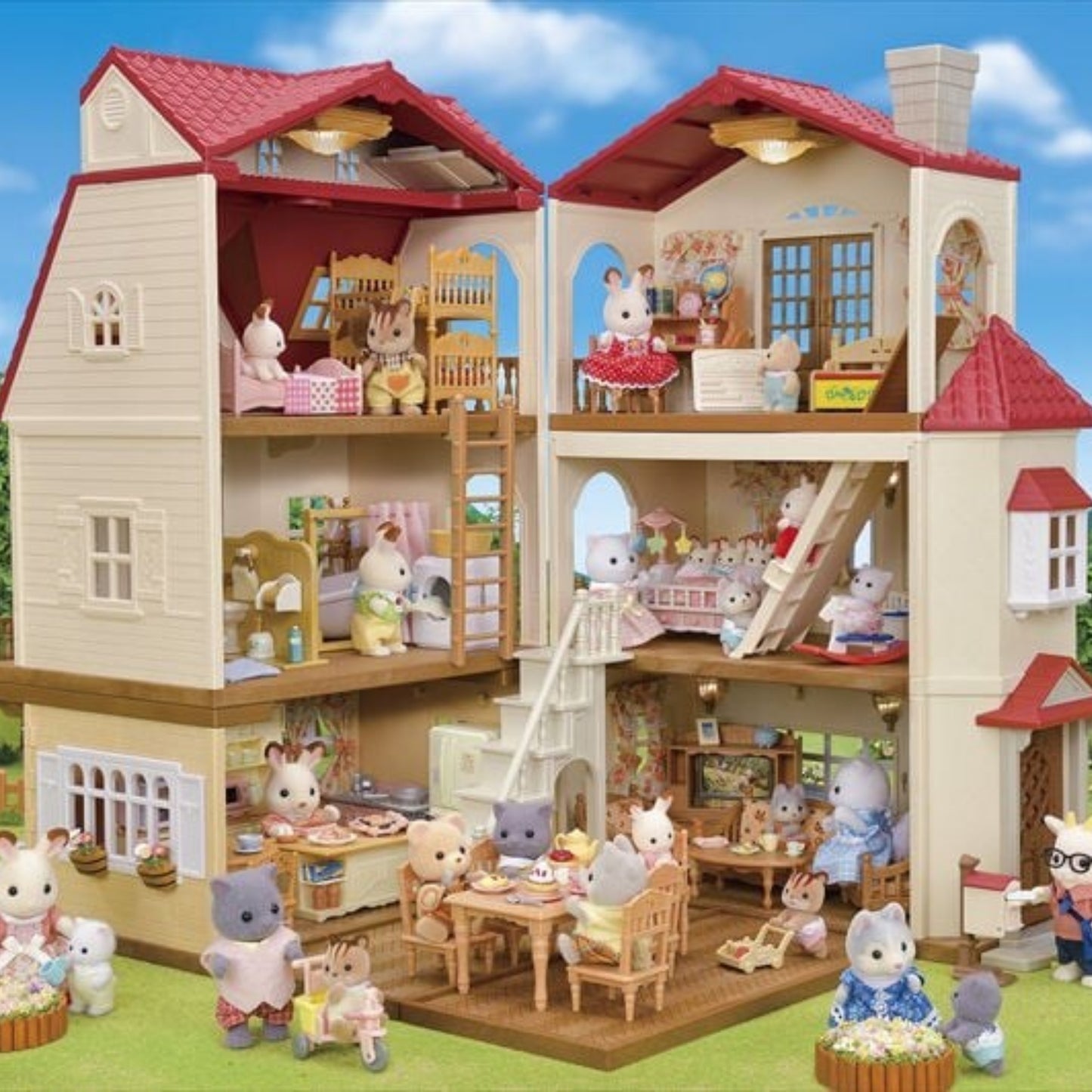 Sylvanian Families Red Roof Country Home