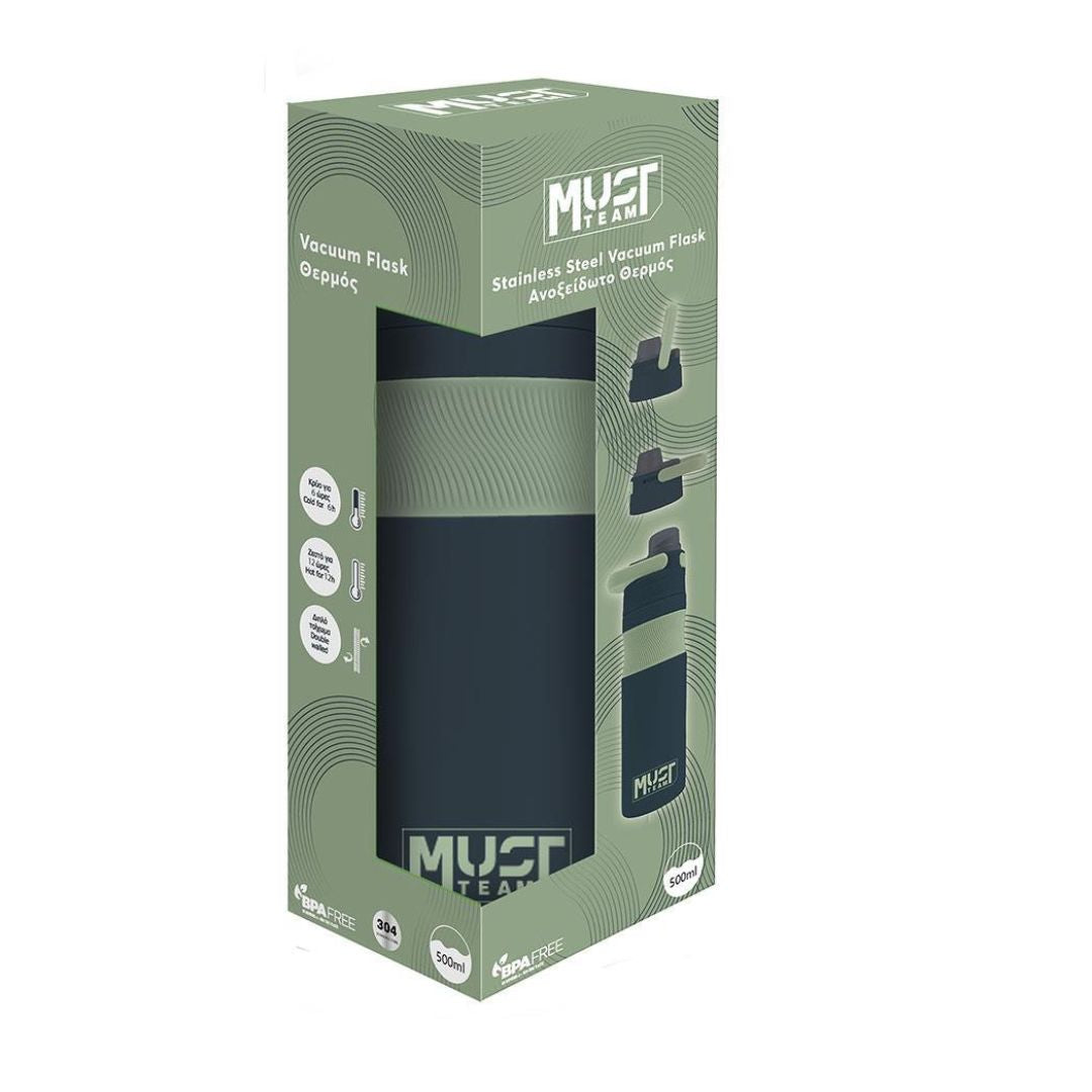Must Black & Olive Water Bottle 500ml