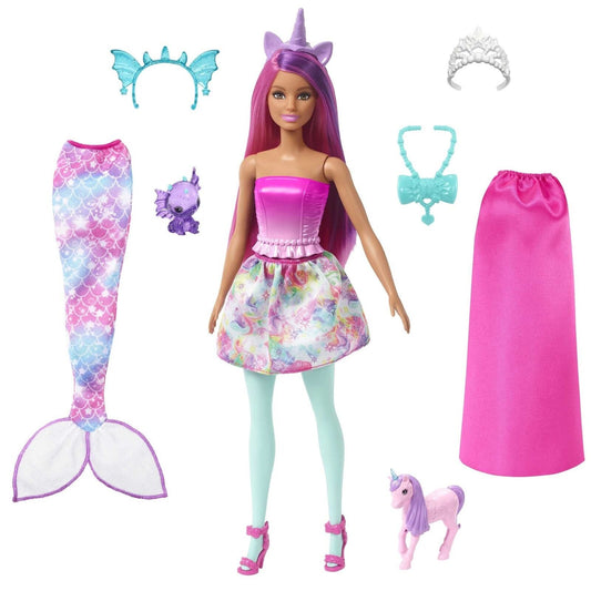 Barbie Dreamtopia Doll with Removable Mermaid Tail