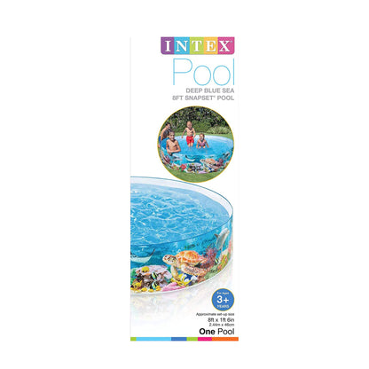 Intex Deep Blue Sea Snapset 244 X 46 Cm