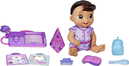 Baby Alive - Interactive Doctor Play Toy with Lights, Sounds, Movements & Tools- Brown hair