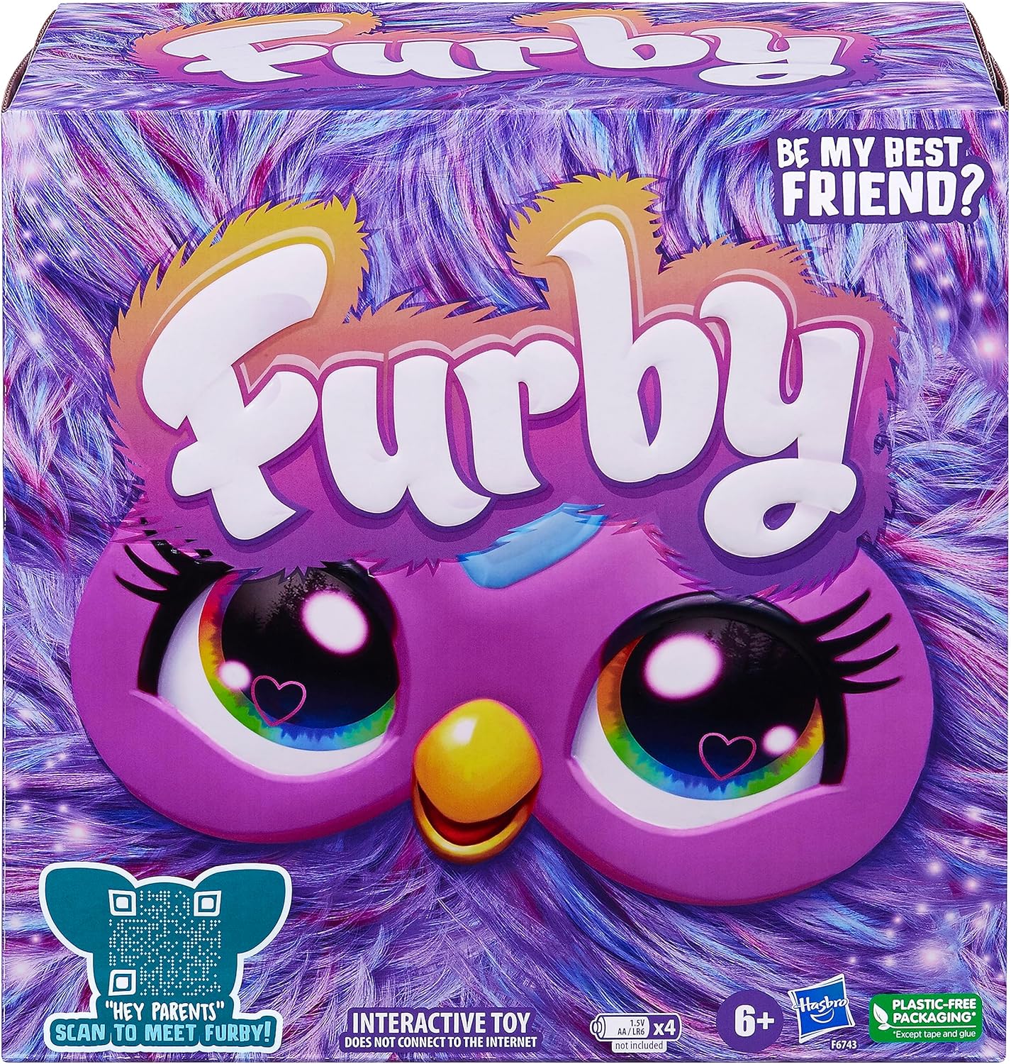 Furby Purple, 15 Fashion Accessories, Interactive Plush