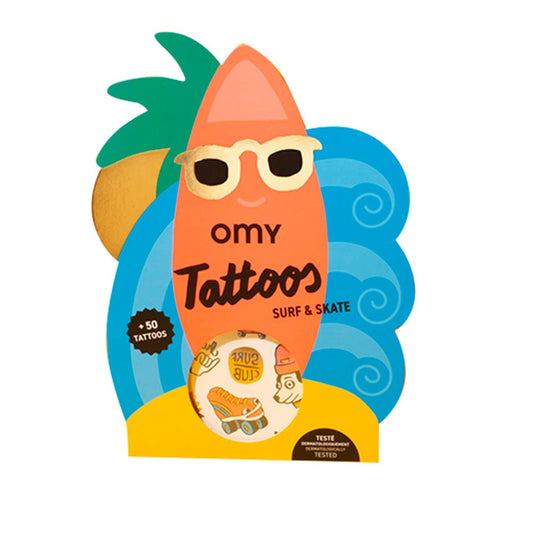 Omy Surf And Skate Temporary Tattoo