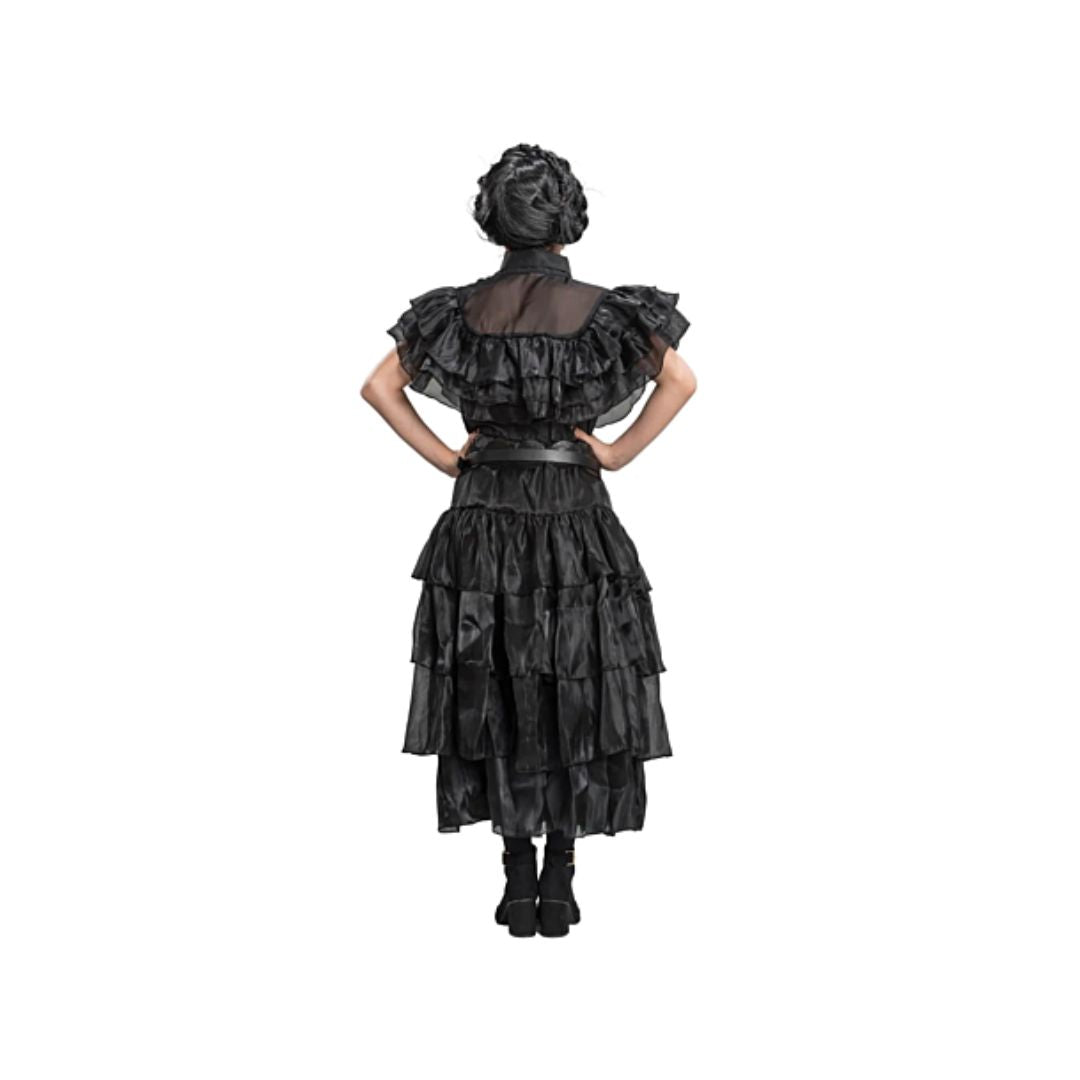 Wednesday Addams Black Prom Dress 140cm