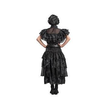 SIDJ Wednesday Addams Black Prom Dress 140 cm