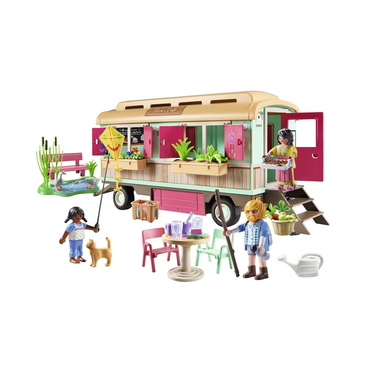 Playmobil Cosy Cafe and Vegetable Garden