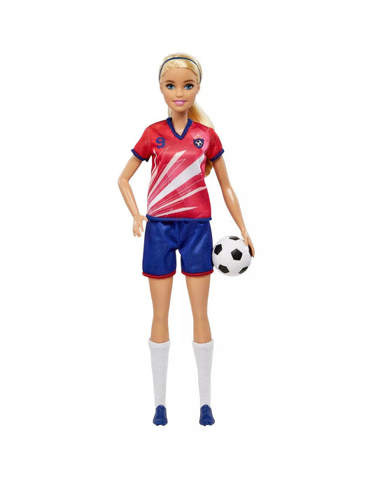 Mattel Barbie Doll Footballer Careers doll