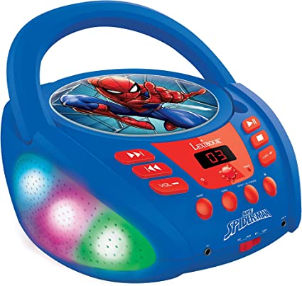 Spiderman Bluetooth Cd Player With Lights