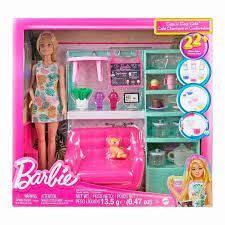 Barbie Cute N Cozy Café Doll and Playset