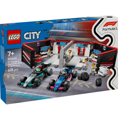 Lego City F1 Garage & Mercedes-AMG & Alpine Cars