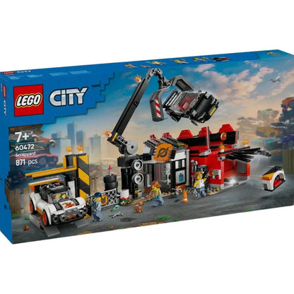 Lego City Scrapyard With Cars Playset