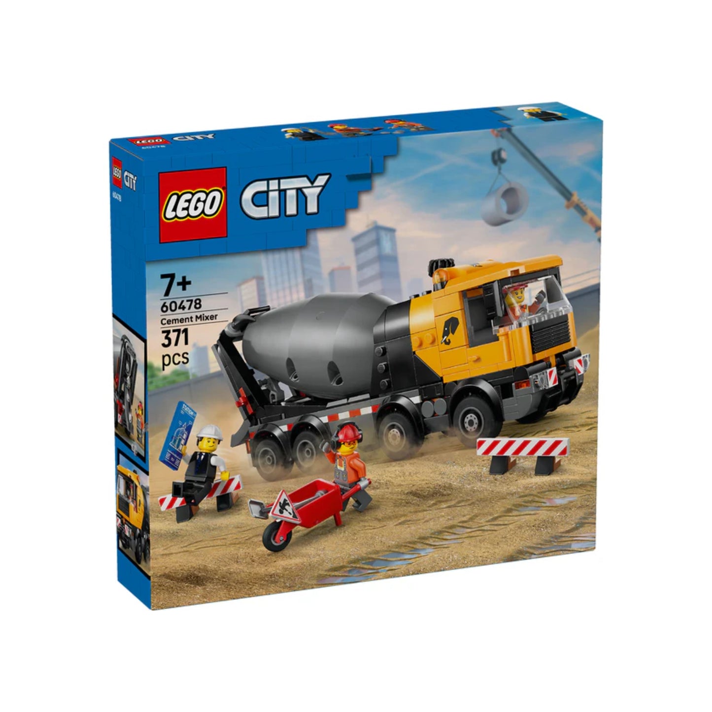 Lego City Cement Mixer - 371 Pcs