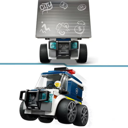 Lego City Rides Police Truck - 71 Pcs