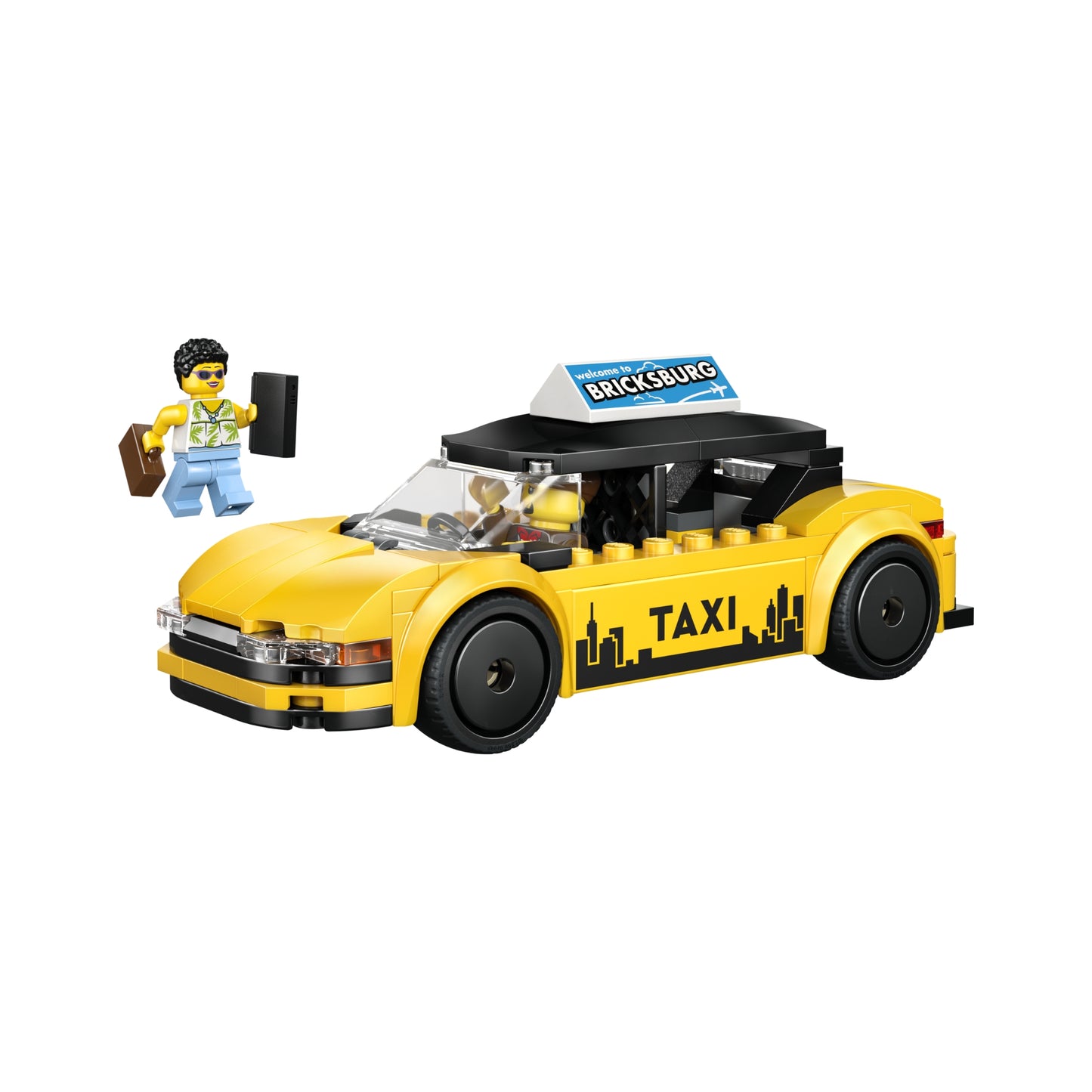 Lego City Yellow Taxi - 122 Pcs